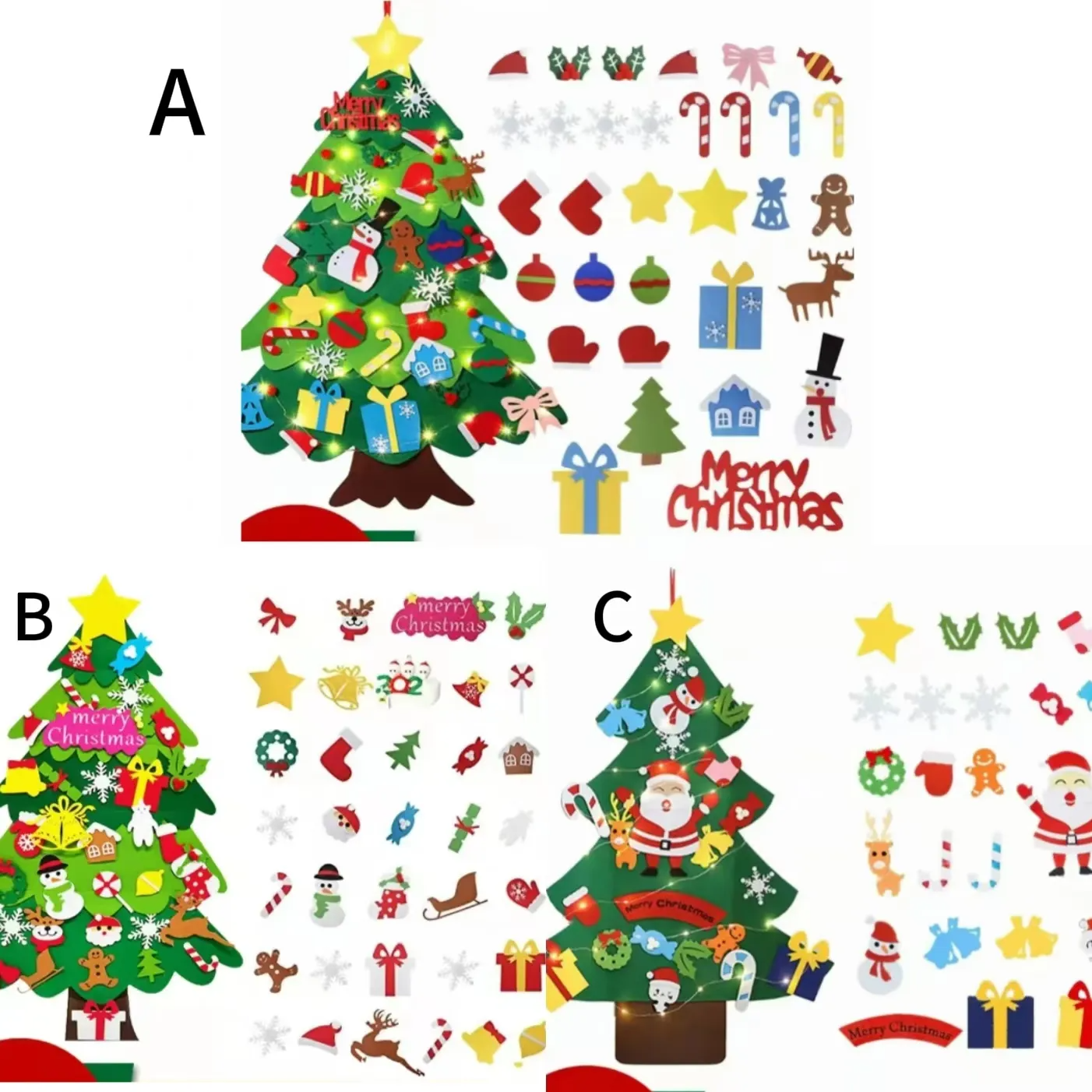 🎄Christmas Pre-sale 60% OFF🎁DIY Felt Christmas Tree Set