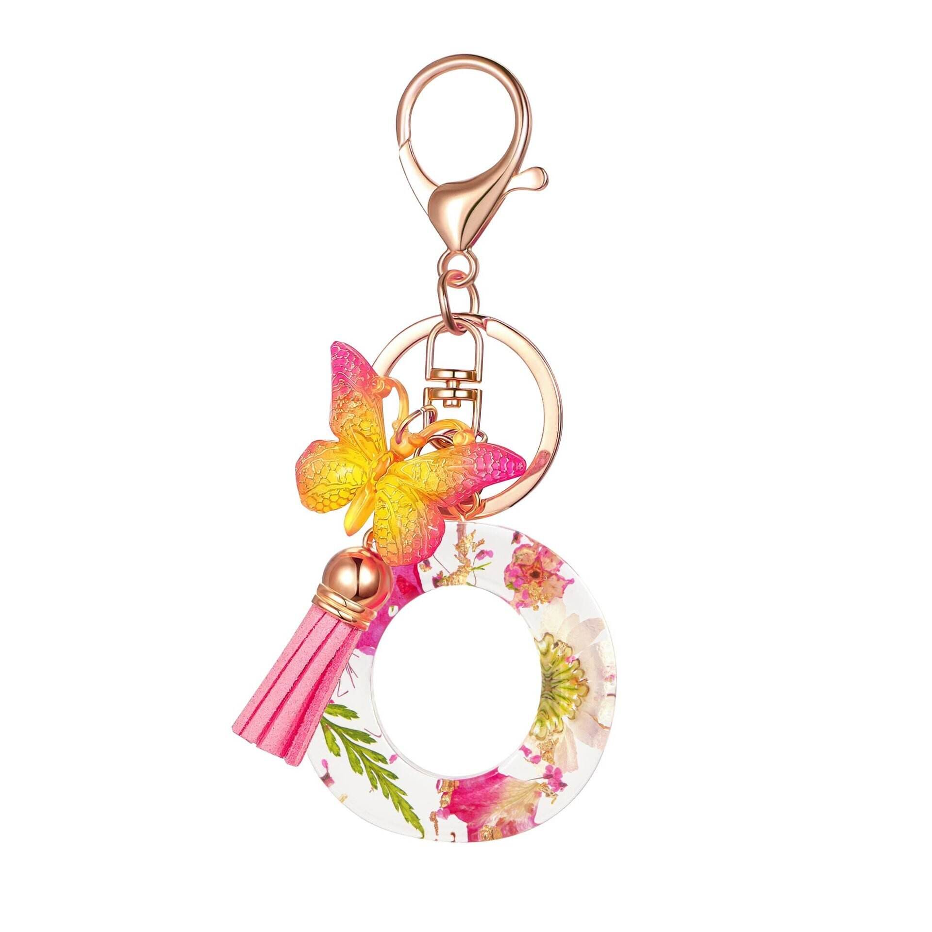 ⏰BUY 1 GET 1 FREE ONLY TODAY🌼Initial Letter Keychains🦋