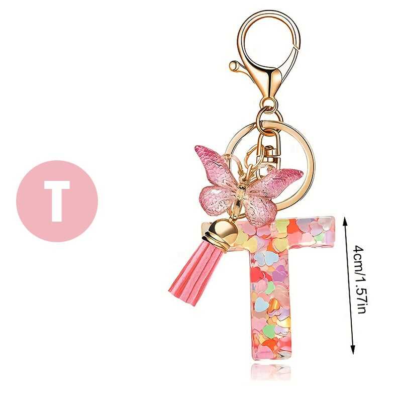 ⏰BUY 1 GET 1 FREE ONLY TODAY🌼Initial Letter Keychains🦋