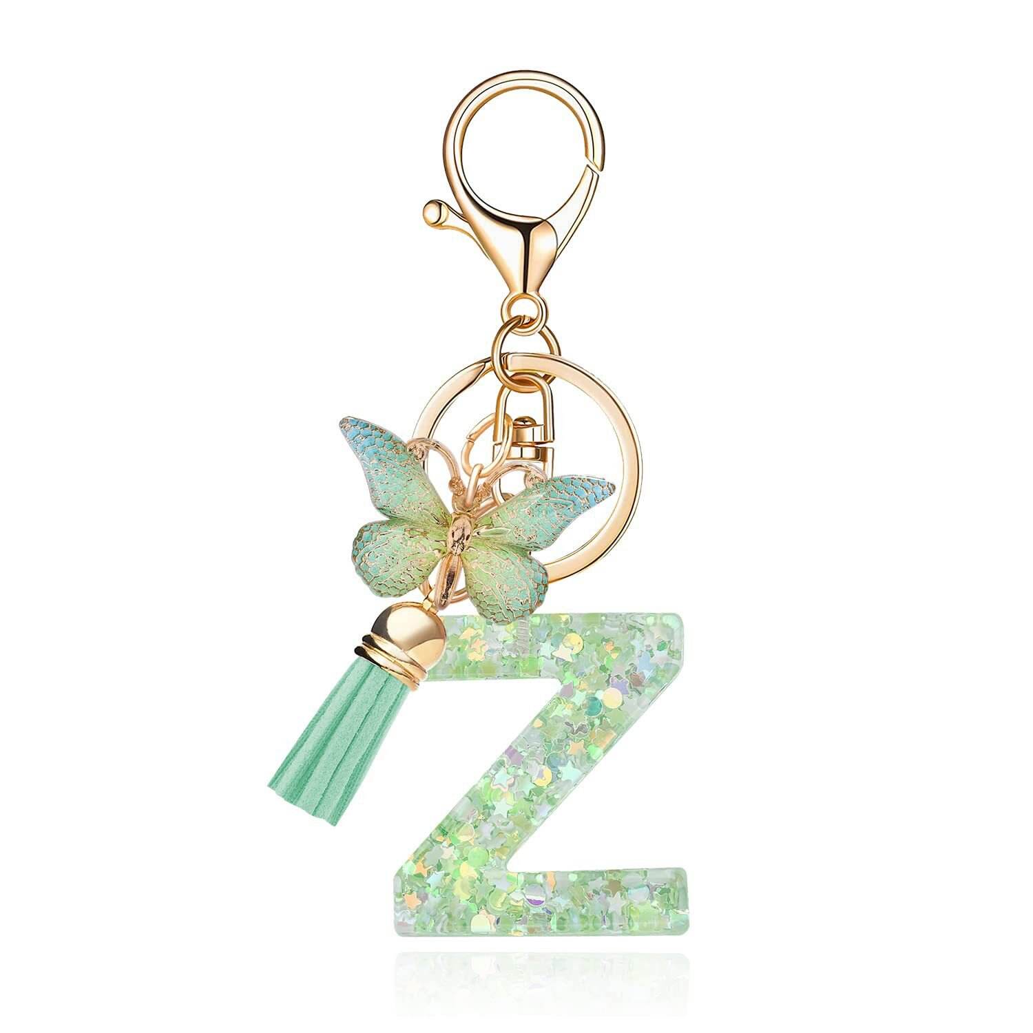 ⏰BUY 1 GET 1 FREE ONLY TODAY🌼Initial Letter Keychains🦋