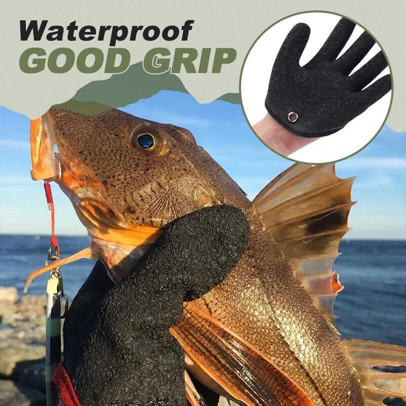 🔥Hot Sale🎣Fishing Catching Gloves Non-slip Fisherman Protect Hand