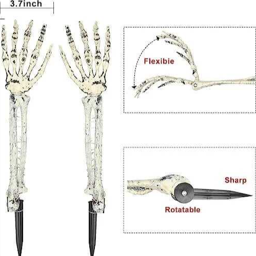 💀Glowing Halloween Ghost Hand Skeleton