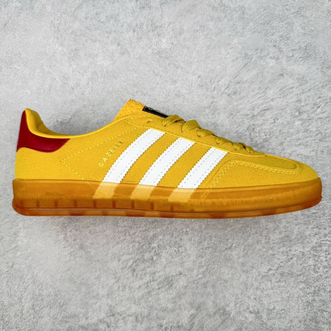 Adidas Gazelle 'Bright Yellow Burgundy'