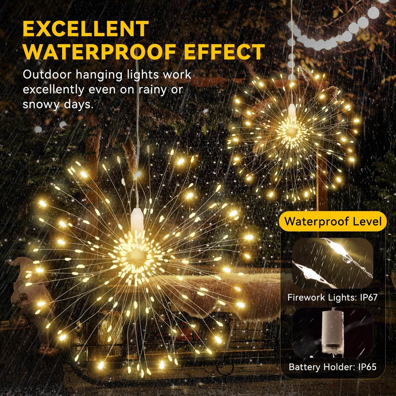 💥CHRISTMAS HOT SALE  60% OFF✨🎄Hanging Starburst Fairy Lights for Christmas