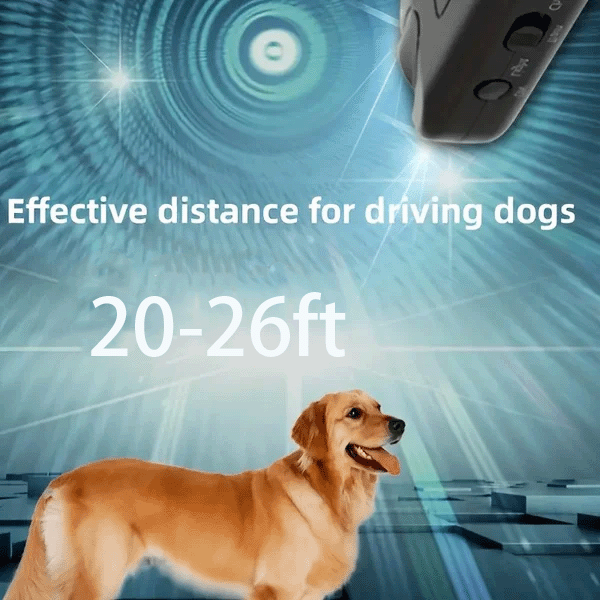 🔥Hot Sale🔥Handheld Bark Control Luminous Ultrasonic Dog Repeller