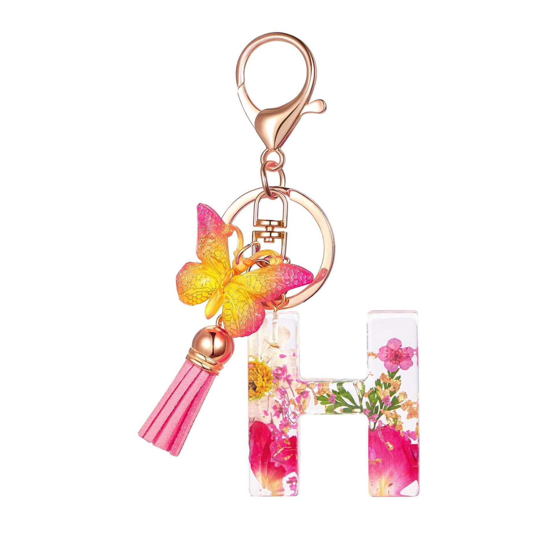 ⏰BUY 1 GET 1 FREE ONLY TODAY🌼Initial Letter Keychains🦋