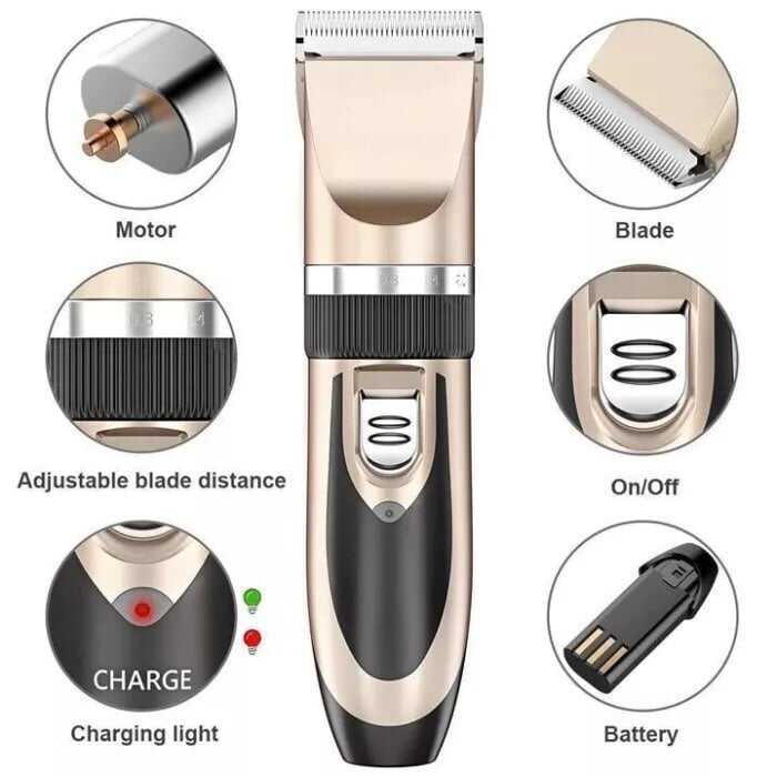 Low noise pet hair clipper