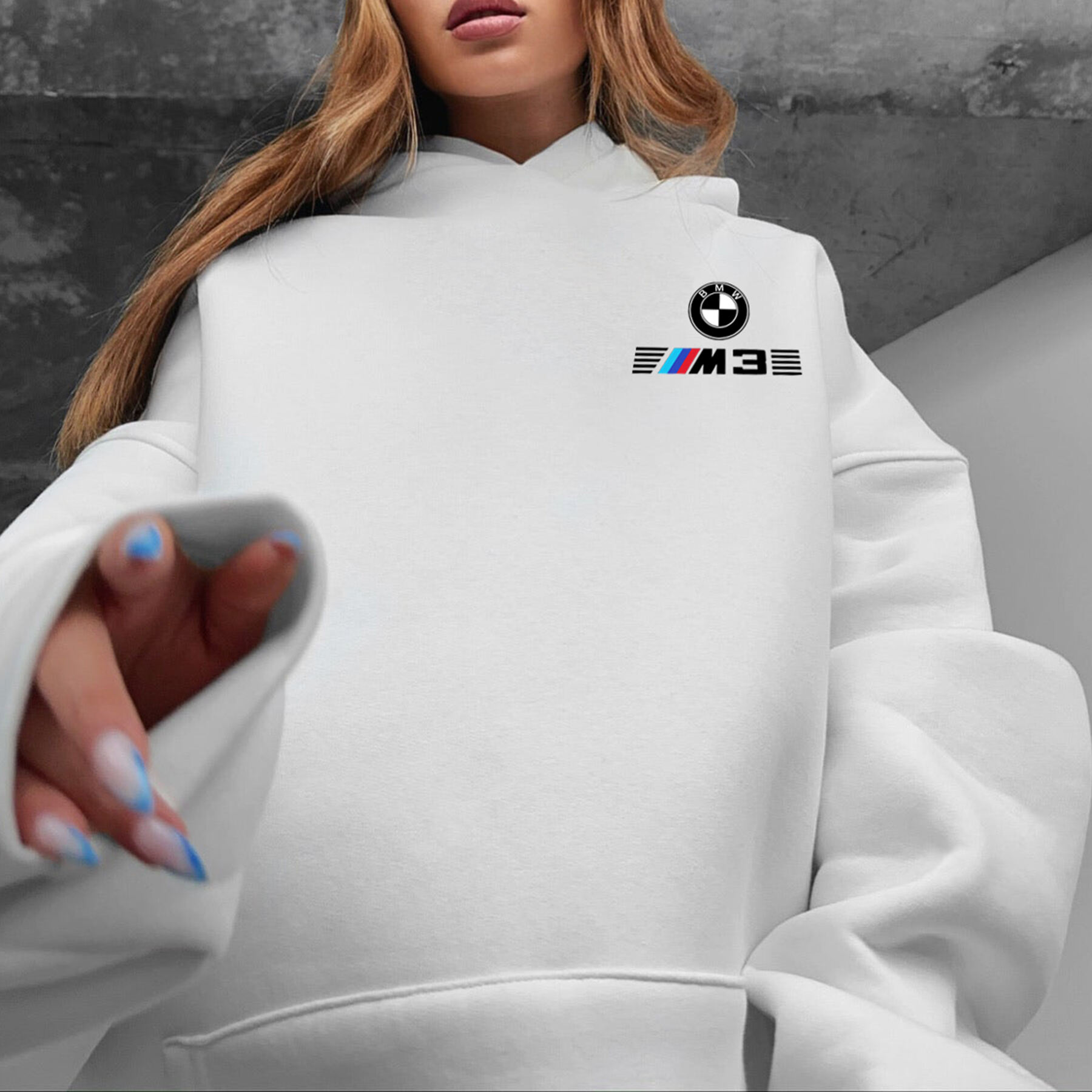 Money Can't Buy Happiness But It Can Buy A BMW M3 Oversize Sports Car Hoodie