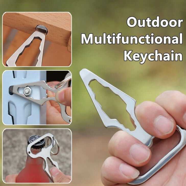 🔥Outdoor Multifunctional Keychain - BUY 3 GET 2 FREE NOW