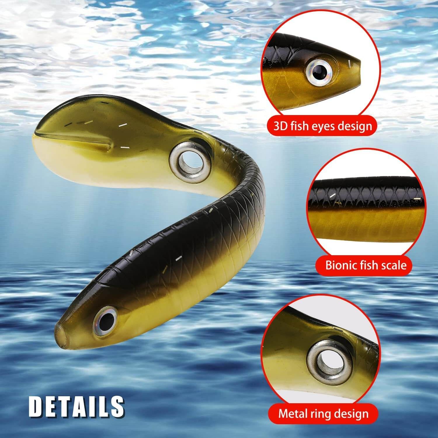 🎁Winter Fishing Sale 49% OFF🐠Soft Bionic Fishing Lures