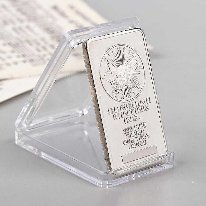 🔥🔥$6.65 Today 1OZ SUNSHINE MINTING Encapsulated Silver Bar