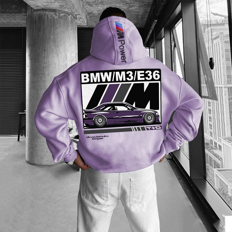 Oversize Sports Car Hoodie BMW M3/E36