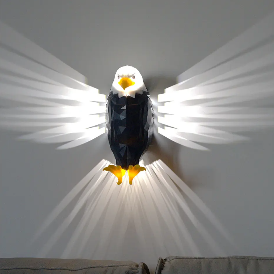 Bald Eagle Wall Light