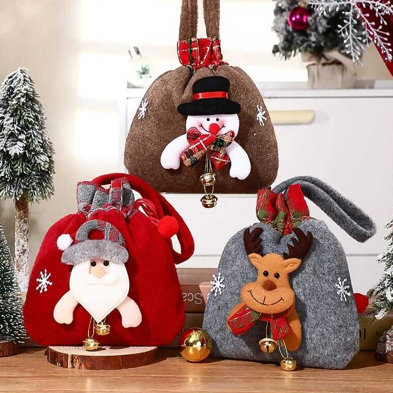 🍎Christmas Gift Bags Zipper Design