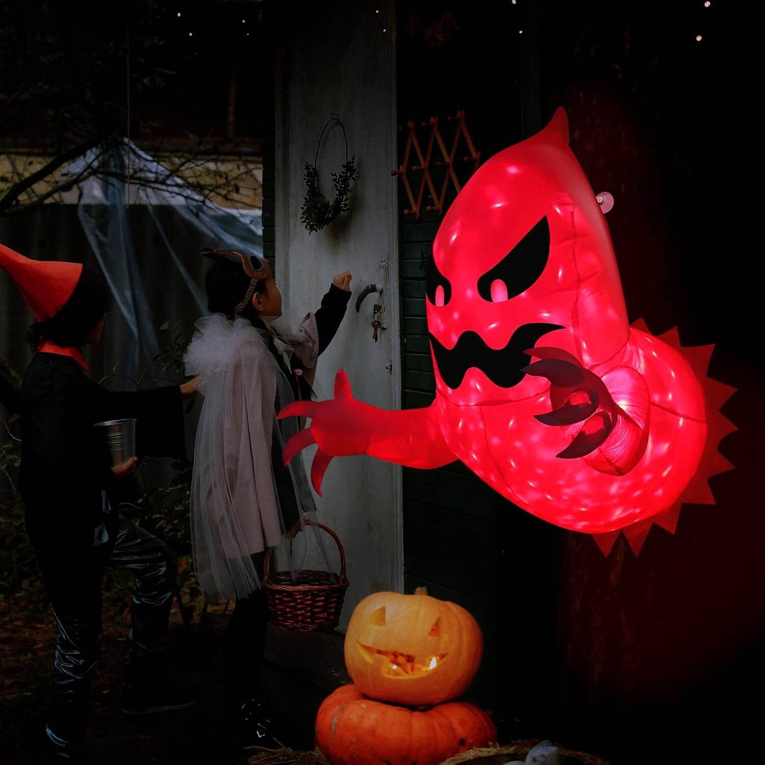 💥Last Day 55% OFF👻LED Halloween Inflatable Ghost