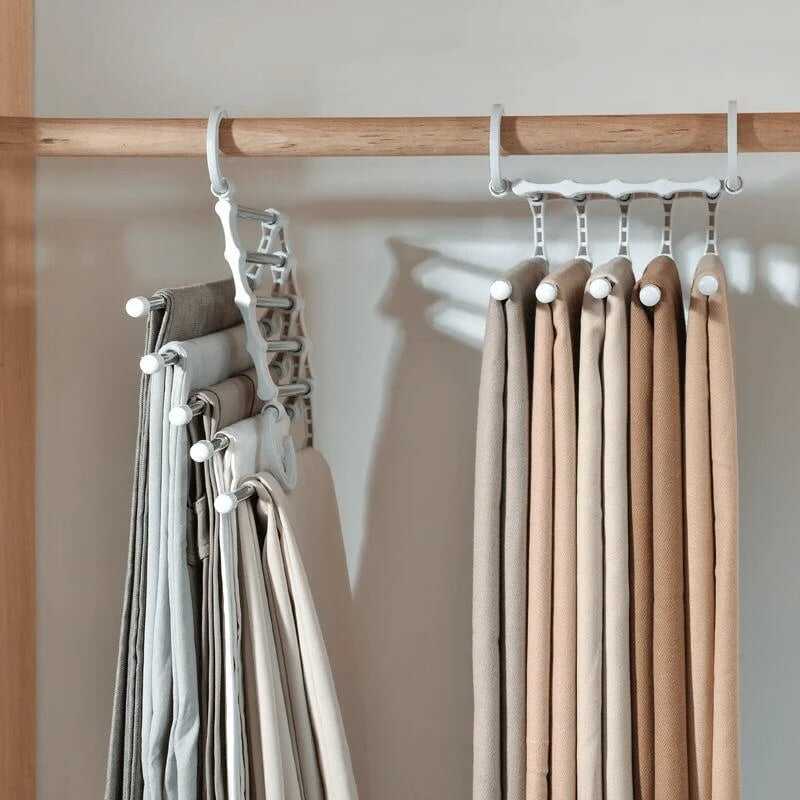 (🔥Hot Sale NOW- SAVE 48% OFF) Multifunctional Pants Rack(BUY 2 FREE SHIPPING NOW!)