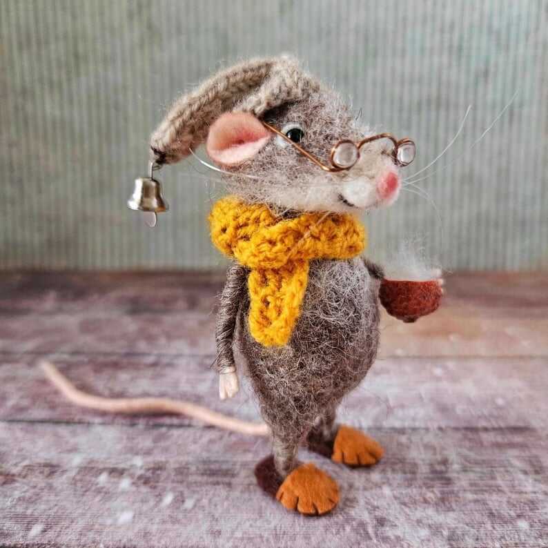 😍Last day 60% OFF🎉Cute Needle Felted Mouse