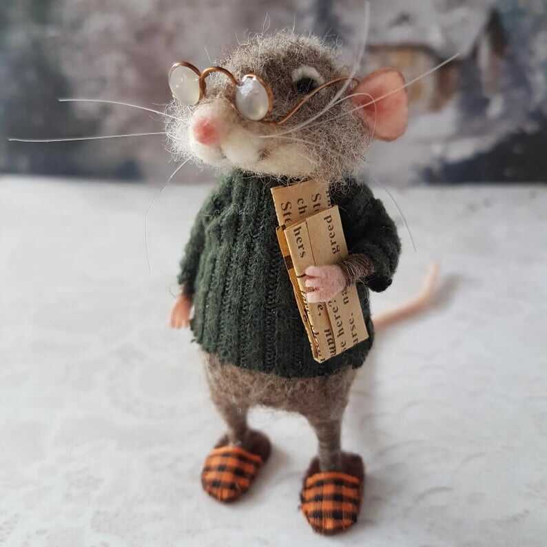 😍Last day 60% OFF🎉Cute Needle Felted Mouse