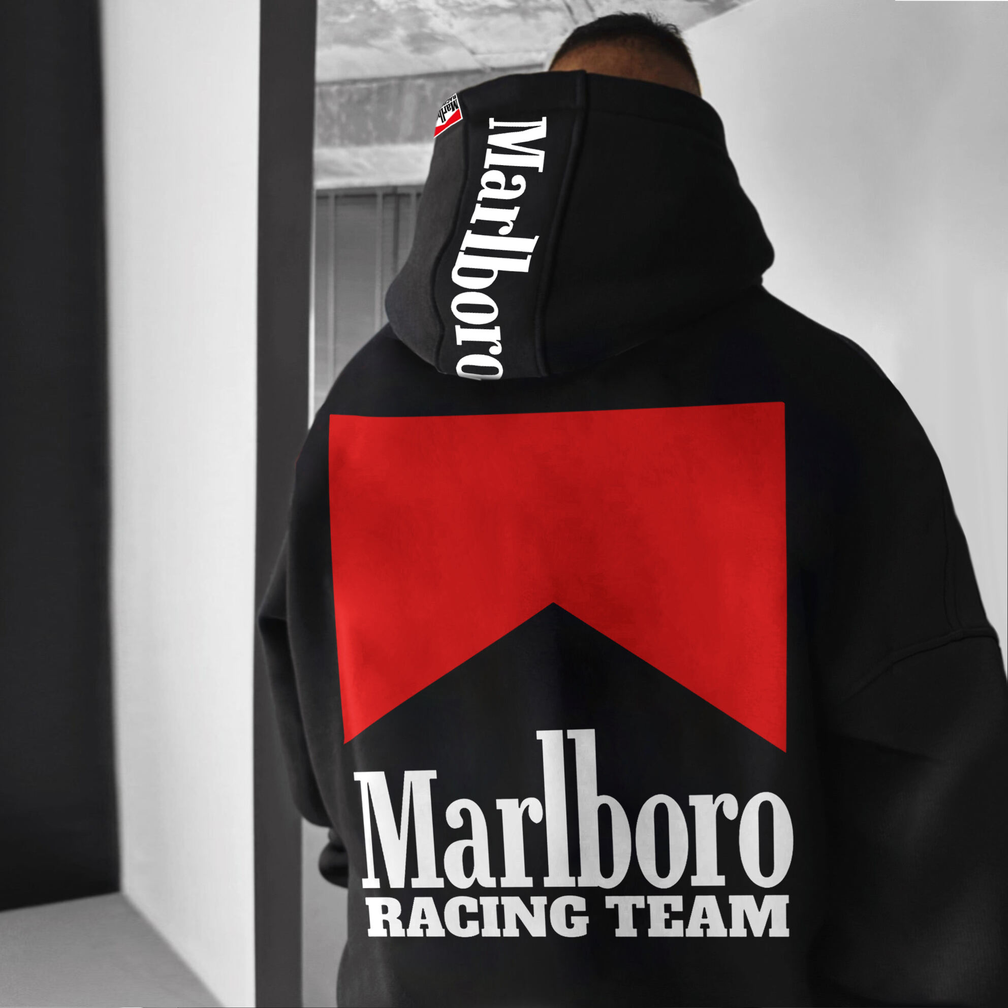 Oversized Racing Graphic Hooodie