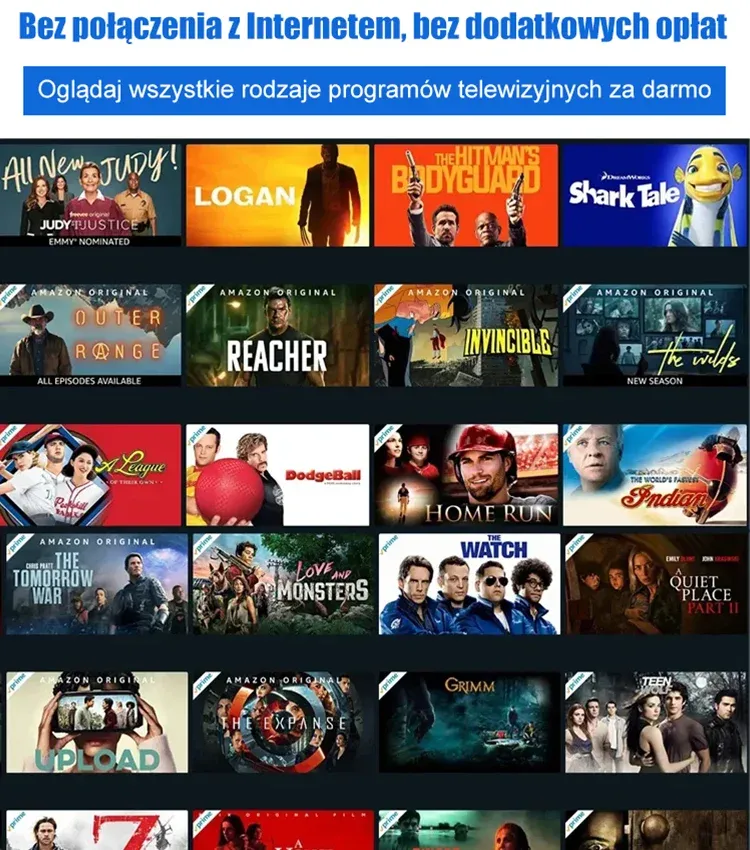 Wewnętrzna cyfrowa antena telewizyjna 4K HD