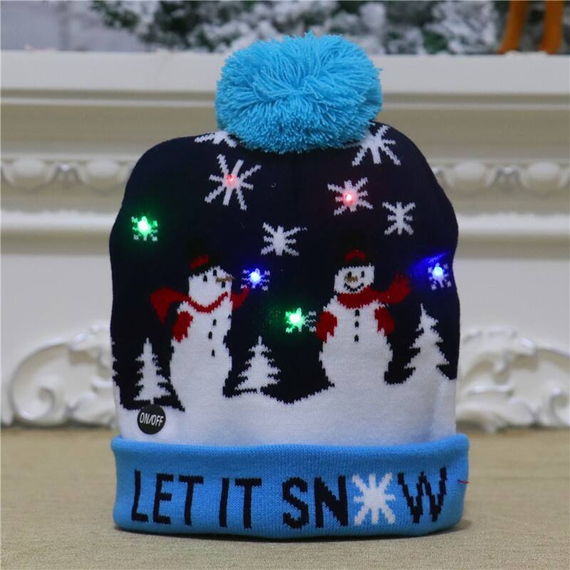 🎄 Early Christmas Sale 70% OFF🎄Christmas Theme LED Beanies