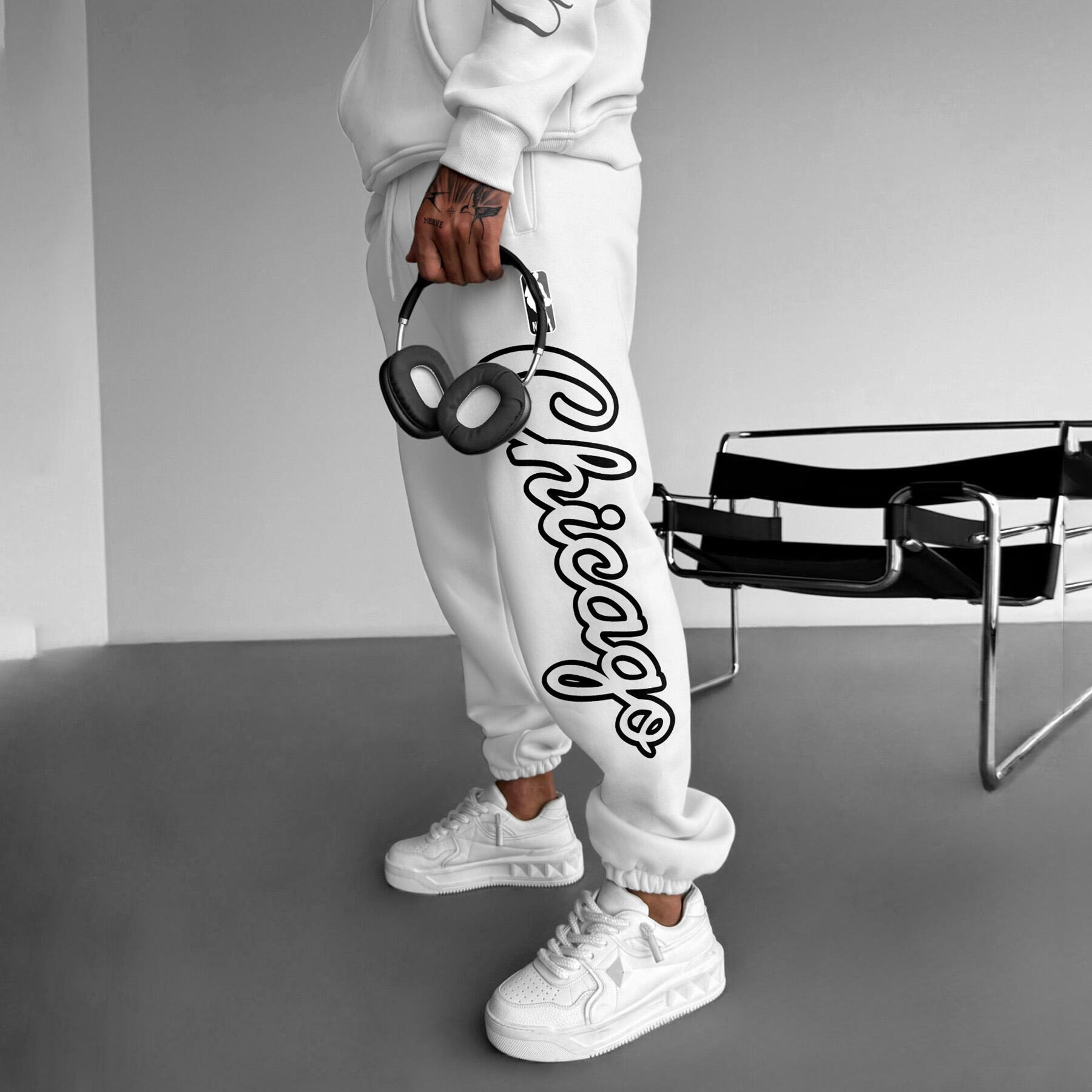 Men's Street Style Basketball Print Sweatpants