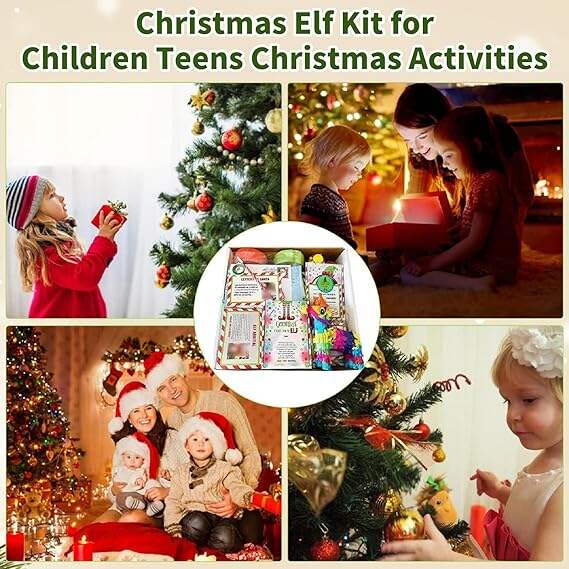 🎄Christmas Sales 50% 🔥 2024 Elf Kit 24 Days Of Christmas,Elf On The Shelf 24 Day Kits