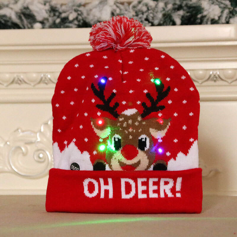 🎄 Early Christmas Sale 70% OFF🎄Christmas Theme LED Beanies