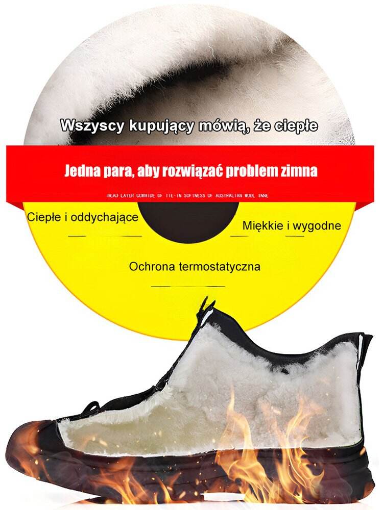 Ciepłe bawełniane buty na zimę