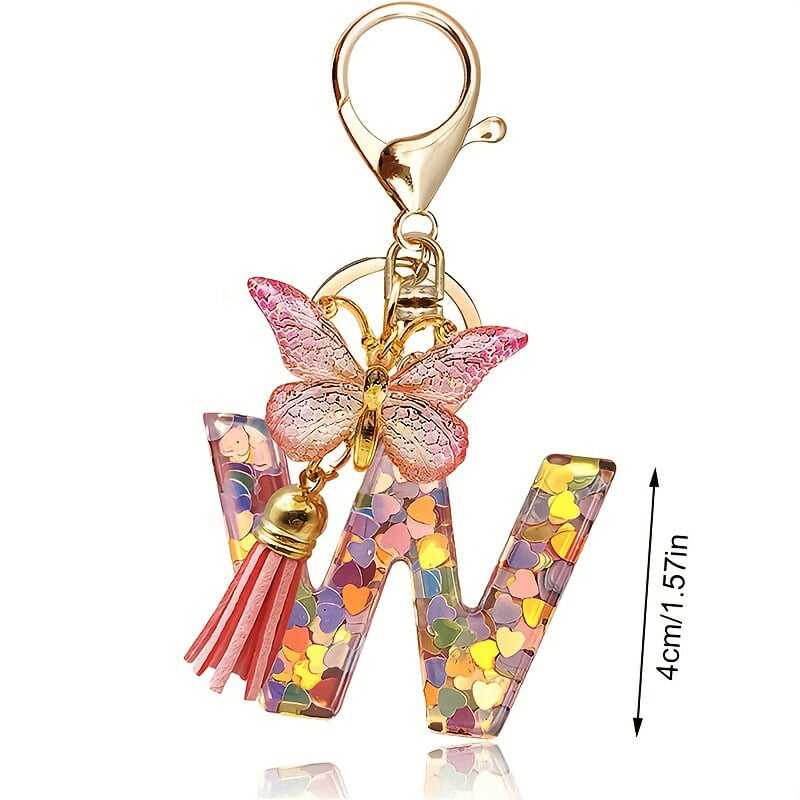 ⏰BUY 1 GET 1 FREE ONLY TODAY🌼Initial Letter Keychains🦋