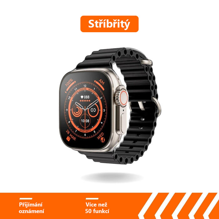 Smartwatch Serie 9 pro + 7 řemínků + ochranný plášť