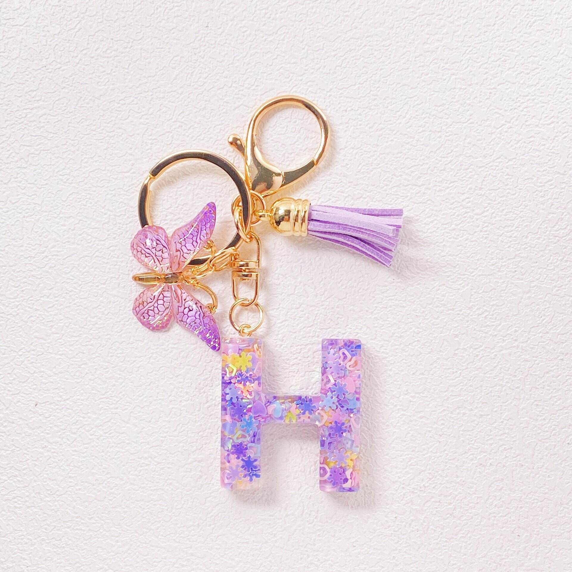 ⏰BUY 1 GET 1 FREE ONLY TODAY🌼Initial Letter Keychains🦋