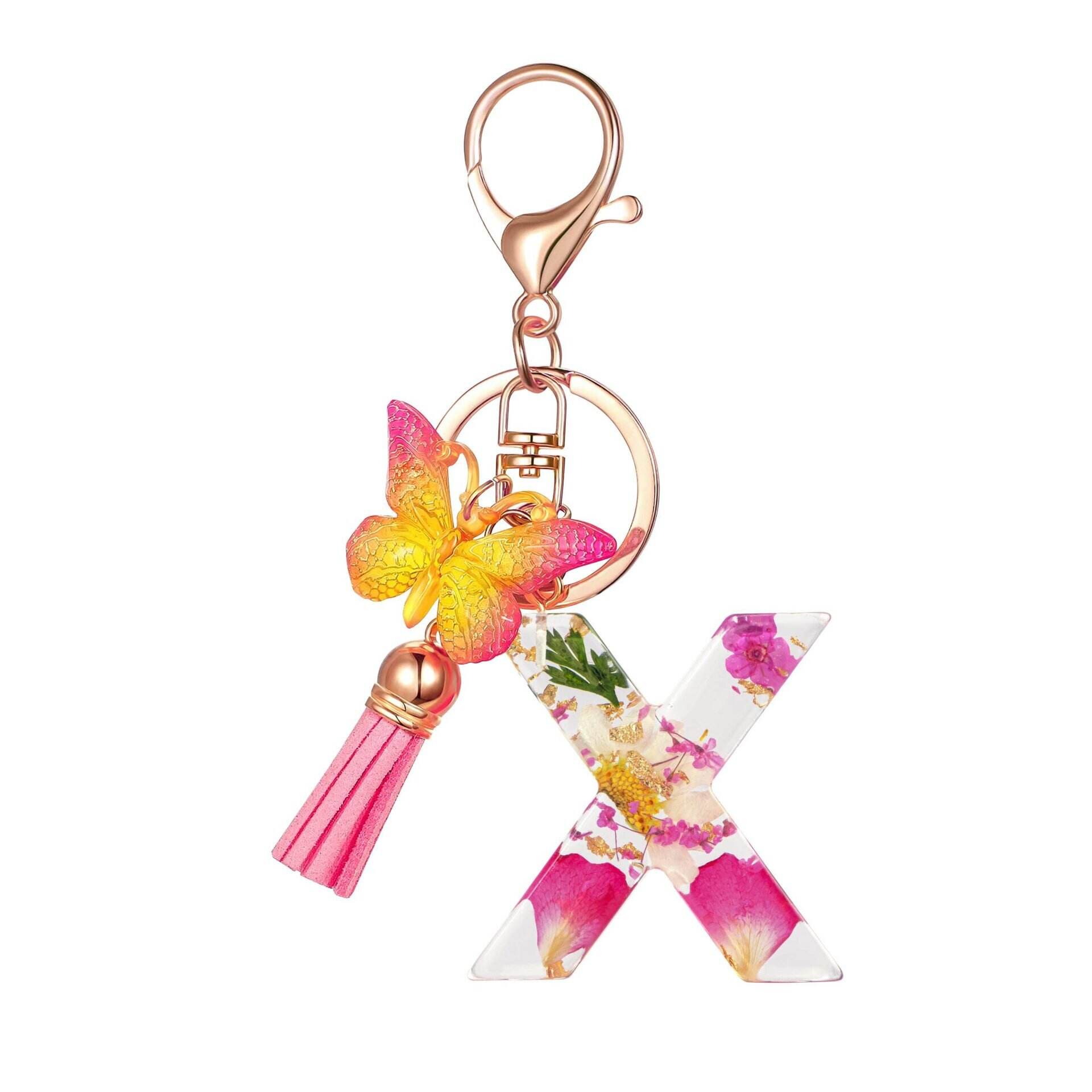 ⏰BUY 1 GET 1 FREE ONLY TODAY🌼Initial Letter Keychains🦋