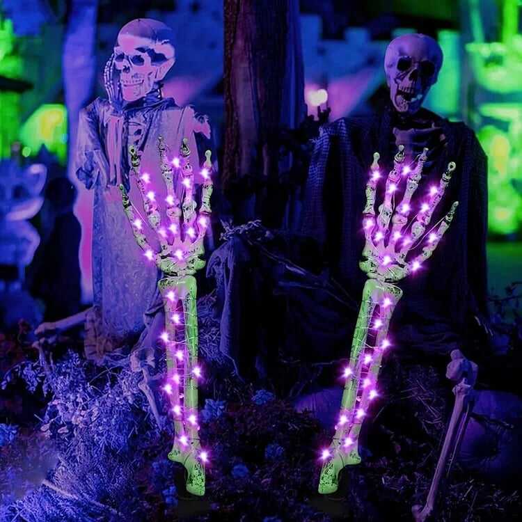 💀Glowing Halloween Ghost Hand Skeleton