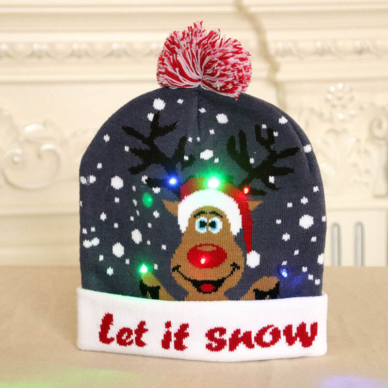 🎄 Early Christmas Sale 70% OFF🎄Christmas Theme LED Beanies