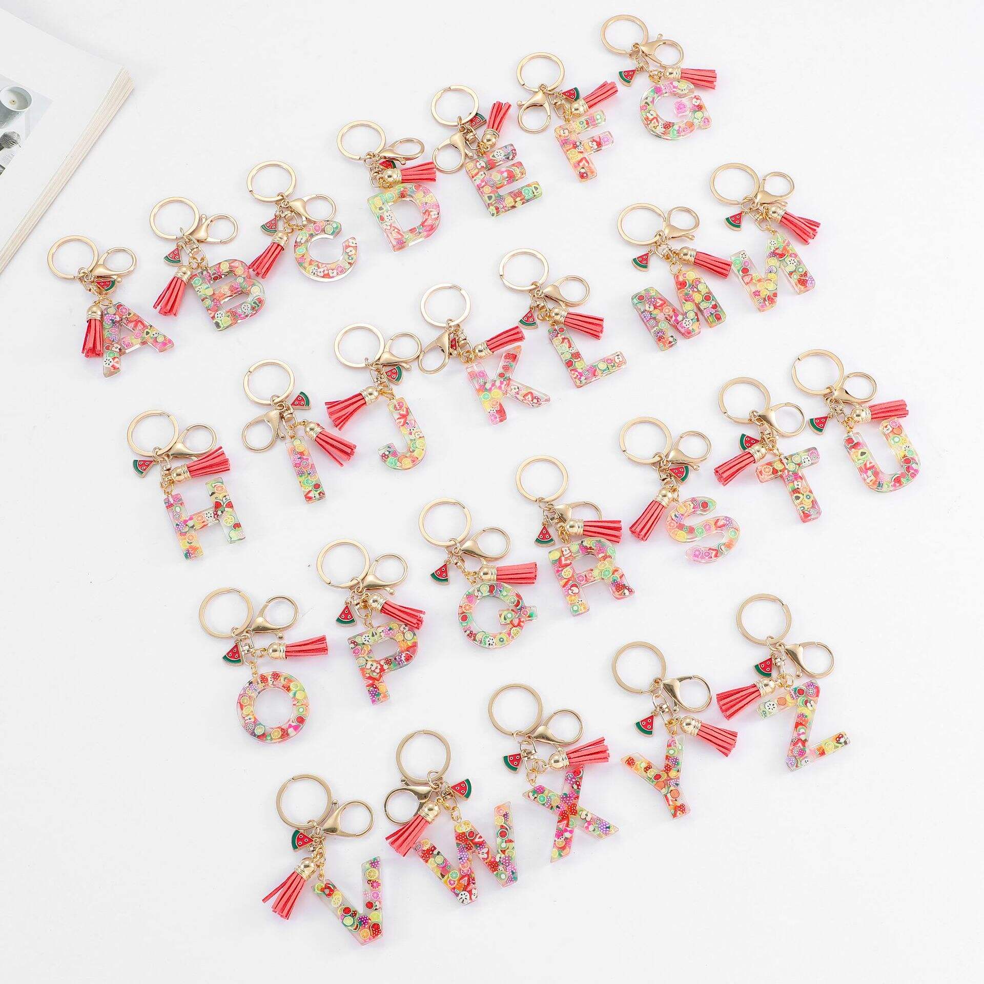 ⏰BUY 1 GET 1 FREE ONLY TODAY🌼Initial Letter Keychains🦋