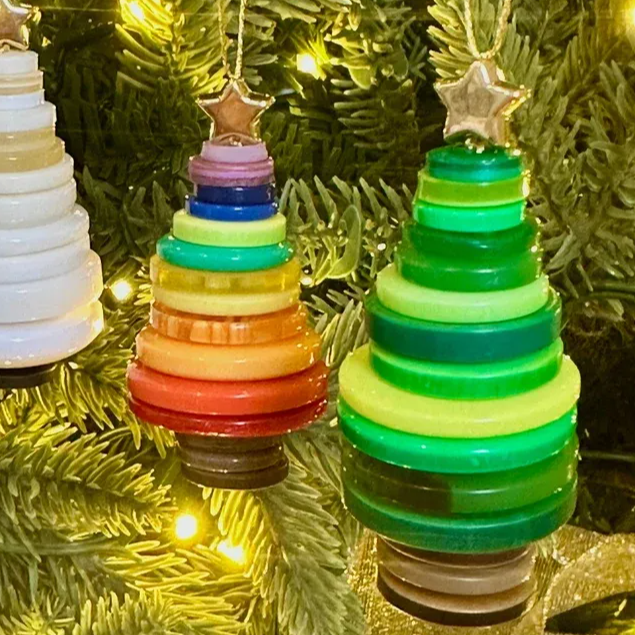 💥Christmas Sale🎄Make Your Own Button Christmas Tree Kit