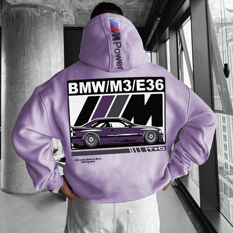 Oversize Sports Car Hoodie BMW M3/E36