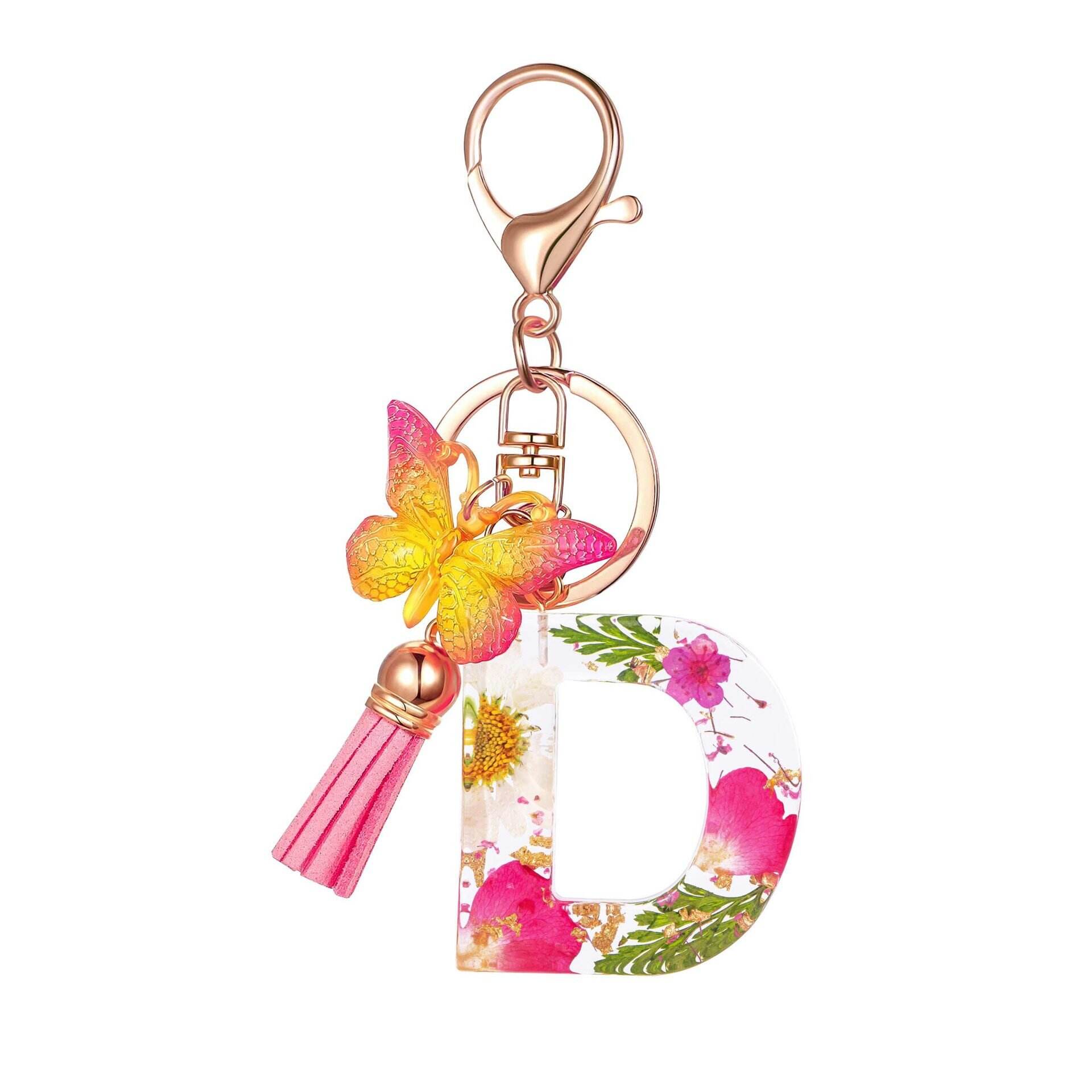 ⏰BUY 1 GET 1 FREE ONLY TODAY🌼Initial Letter Keychains🦋