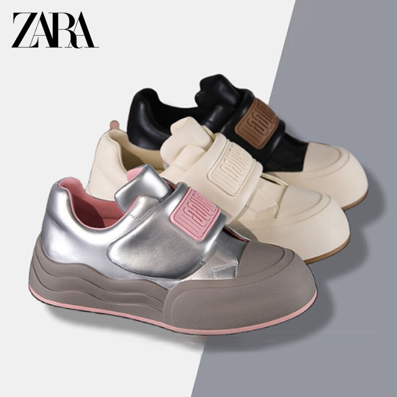 ZARA   Damskie buty casualowe z grubą podeszwą