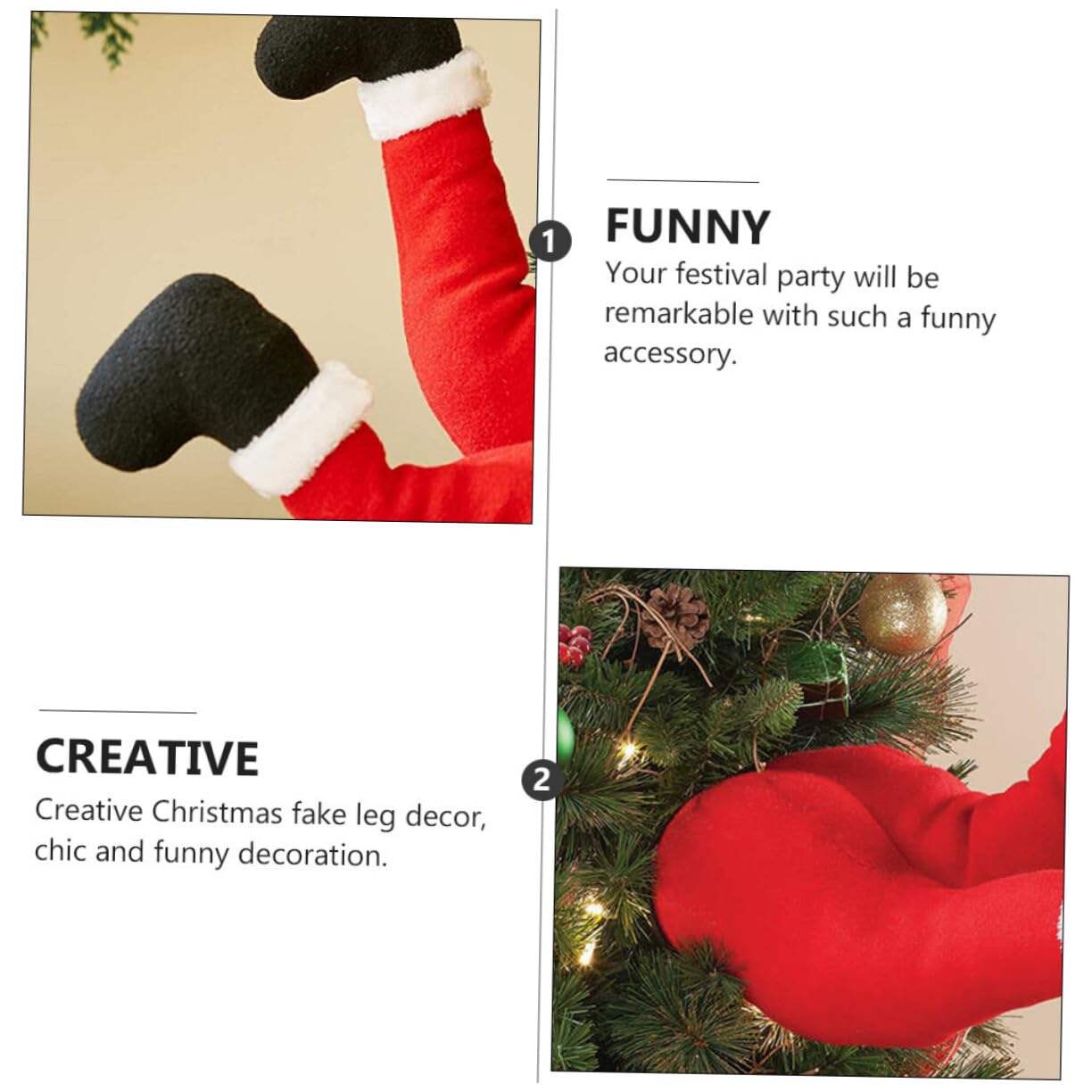 🔥Christmas Sale 🎅Santa Legs Christmas Decoration