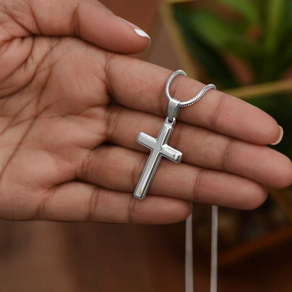 Grandson, Never Lose Faith - Cross Necklace🔥70% OFF