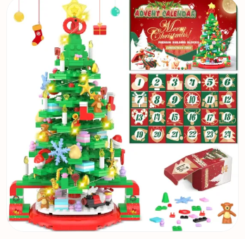 ✨Last Day 60% OFF 🎁Advent Calendar 2024 Christmas Tree Building Set