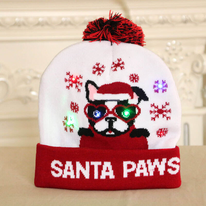 🎄 Early Christmas Sale 70% OFF🎄Christmas Theme LED Beanies