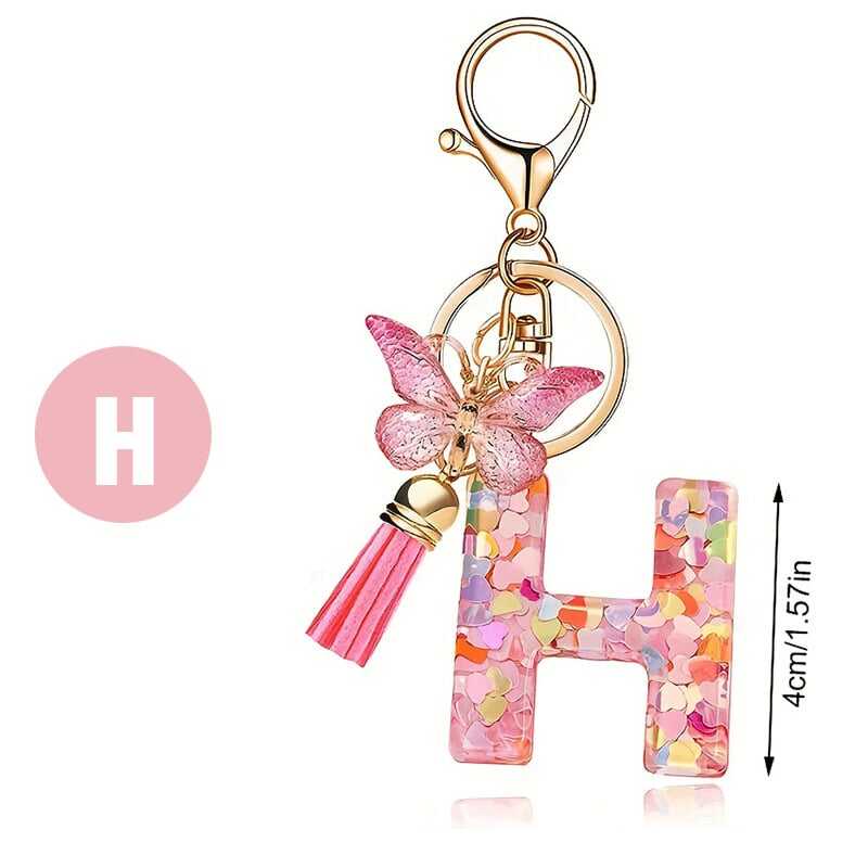 ⏰BUY 1 GET 1 FREE ONLY TODAY🌼Initial Letter Keychains🦋