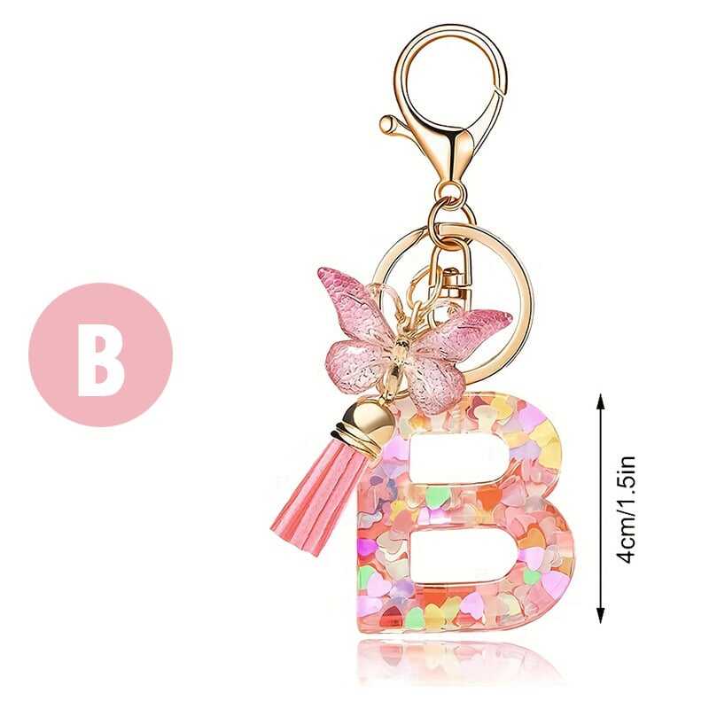 ⏰BUY 1 GET 1 FREE ONLY TODAY🌼Initial Letter Keychains🦋