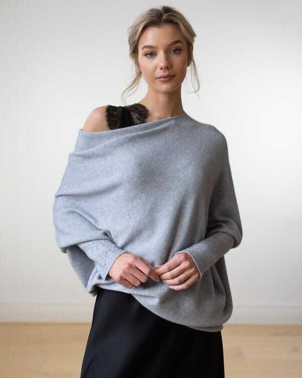 Asymmetric Draped Jumper✨