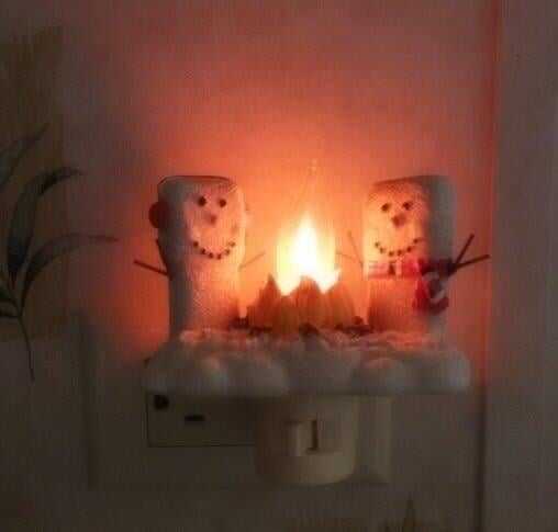 🎄2024 ✨Marshmallow Snowmen Flicker Nightlight