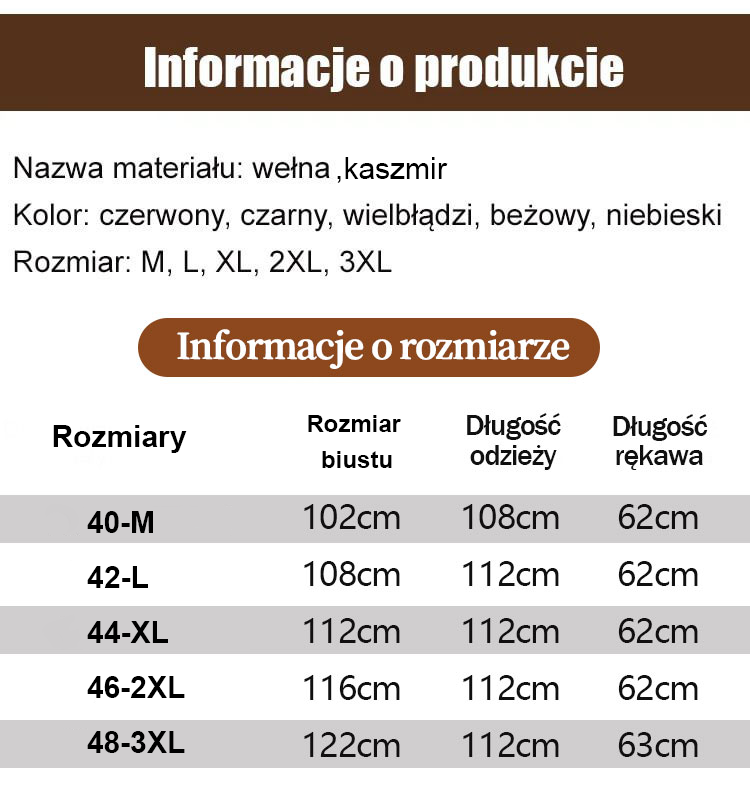 Dwurzędowy płaszcz z mieszanki wełny i kaszmiru