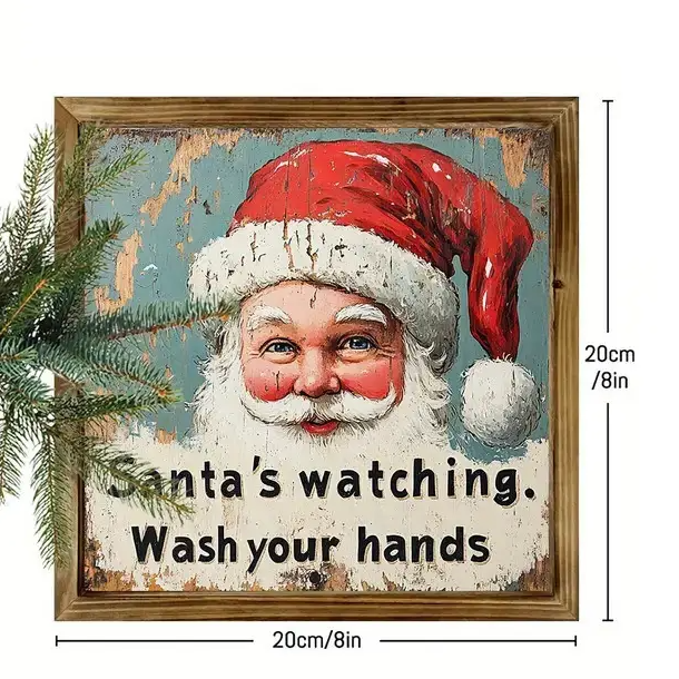 💥Christmas sale - 🎅Christmas Decor Bathroom Sign Home